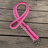 Rose Ombre Original Braided Barrel Reins