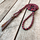 Red Widow Braided Over Under with Leather Popper