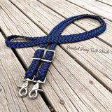 Thin Blue Line Original Braided Barrel Reins