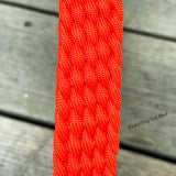 Neon Orange Large Adjustable Dog Collar