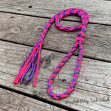 Short Pretty in Pink Braided Over Under with Paracord Tassel