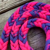 Short Pretty in Pink Braided Over Under with Paracord Tassel