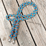 Splash of Orange Original Braided Barrel Reins