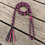 Pink Diamonds Braided Over Under with Paracord Tassel