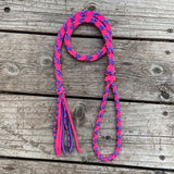 Short Pretty in Pink Braided Over Under with Paracord Tassel