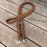 Goldenrod Cheetah Original Braided Barrel Reins