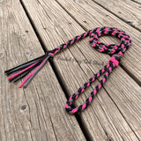 Pink Diamonds Braided Over Under with Paracord Tassel