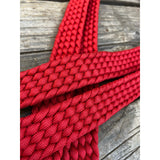 Red New Style Braided Reins