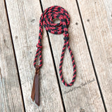 Red Widow Braided Over Under with Leather Popper