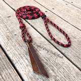 Red Widow Braided Over Under with Leather Popper