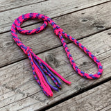 Short Pretty in Pink Braided Over Under with Paracord Tassel