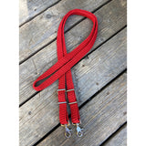 Red New Style Braided Reins