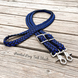Thin Blue Line Original Braided Barrel Reins