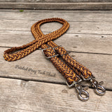 Goldenrod Cheetah Original Braided Barrel Reins