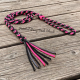 Pink Diamonds Braided Over Under with Paracord Tassel