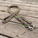 Pink G Spec Original Braided Paracord Barrel Reins