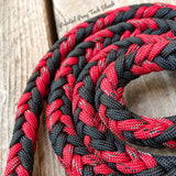 Red Widow Braided Over Under with Leather Popper