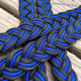 Thin Blue Line Original Braided Barrel Reins