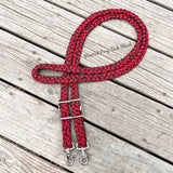 Red Widow Original Braided Barrel Reins