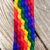 Rainbow Pride Large Adjustable Dog Collar